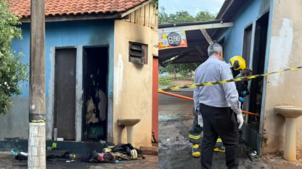 Polícia investiga suspeita de homicídio após homem ser encontrado morto em incêndio em bar de Dourados