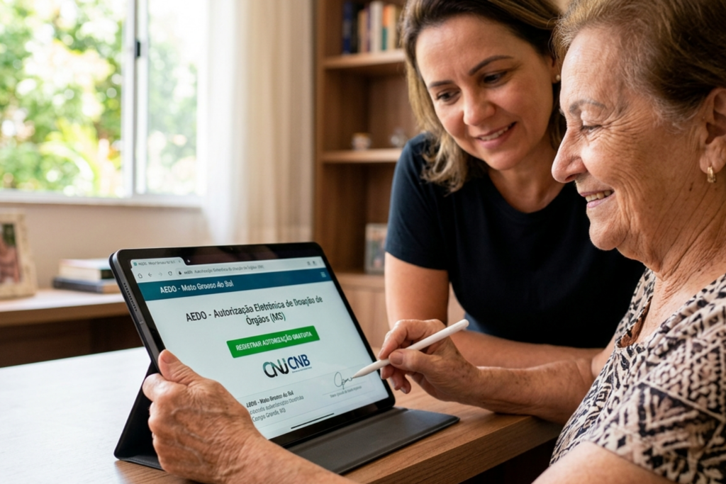 Doação de órgãos: quase 370 pessoas já formalizaram autorização digital em Mato Grosso do Sul