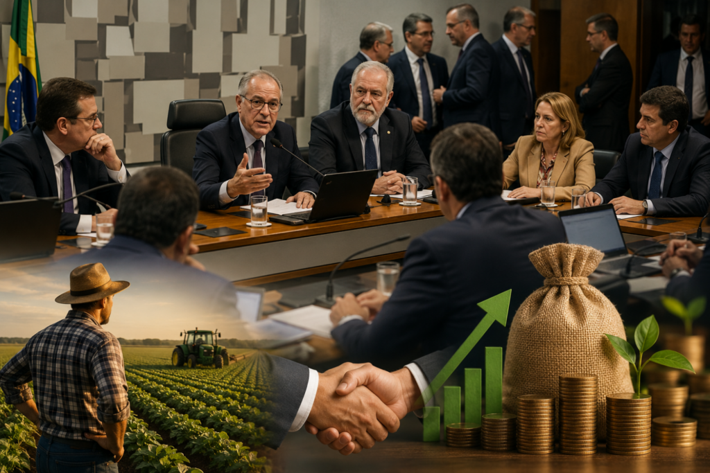 Comissão do Senado adia votação de projeto sobre renegociação das dívidas rurais após impasse com Governo
