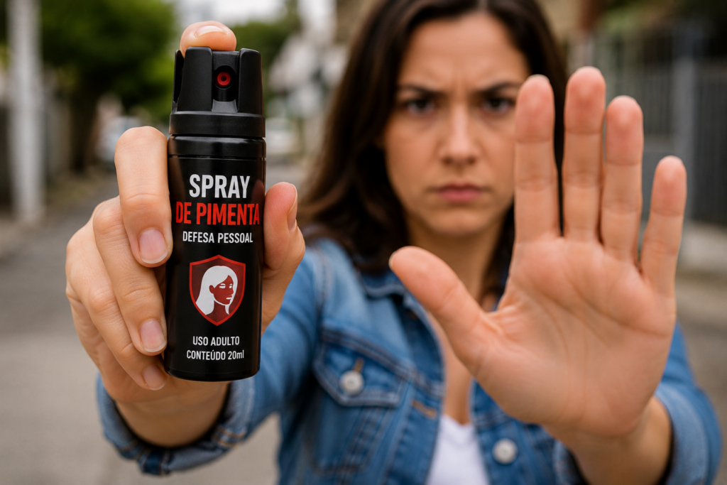 Nova lei autoriza mulheres a portar spray de pimenta para defesa pessoal em todo o Brasil