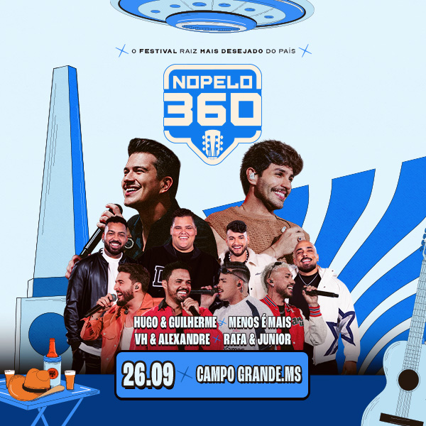 Hugo & Guilherme fazem coletiva nesta sexta antes do No Pelo 360 em Campo Grande
