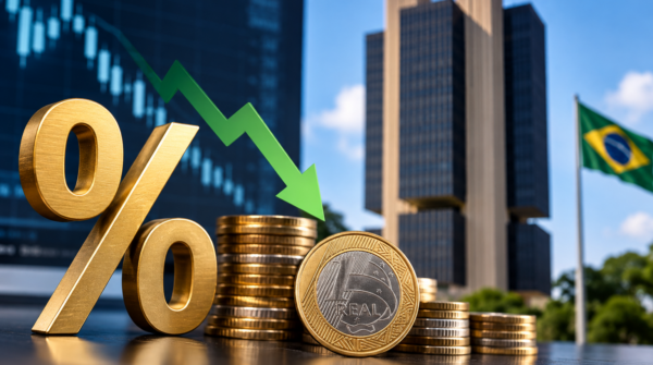 Mercado reduz projeção da Selic para 13,50% ao fim de 2026