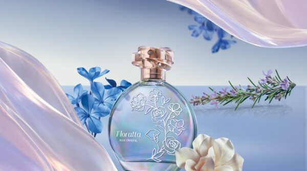 O Boticário lança Floratta Blue Crystal com tendência de perfume “cheiro de banho tomado”
