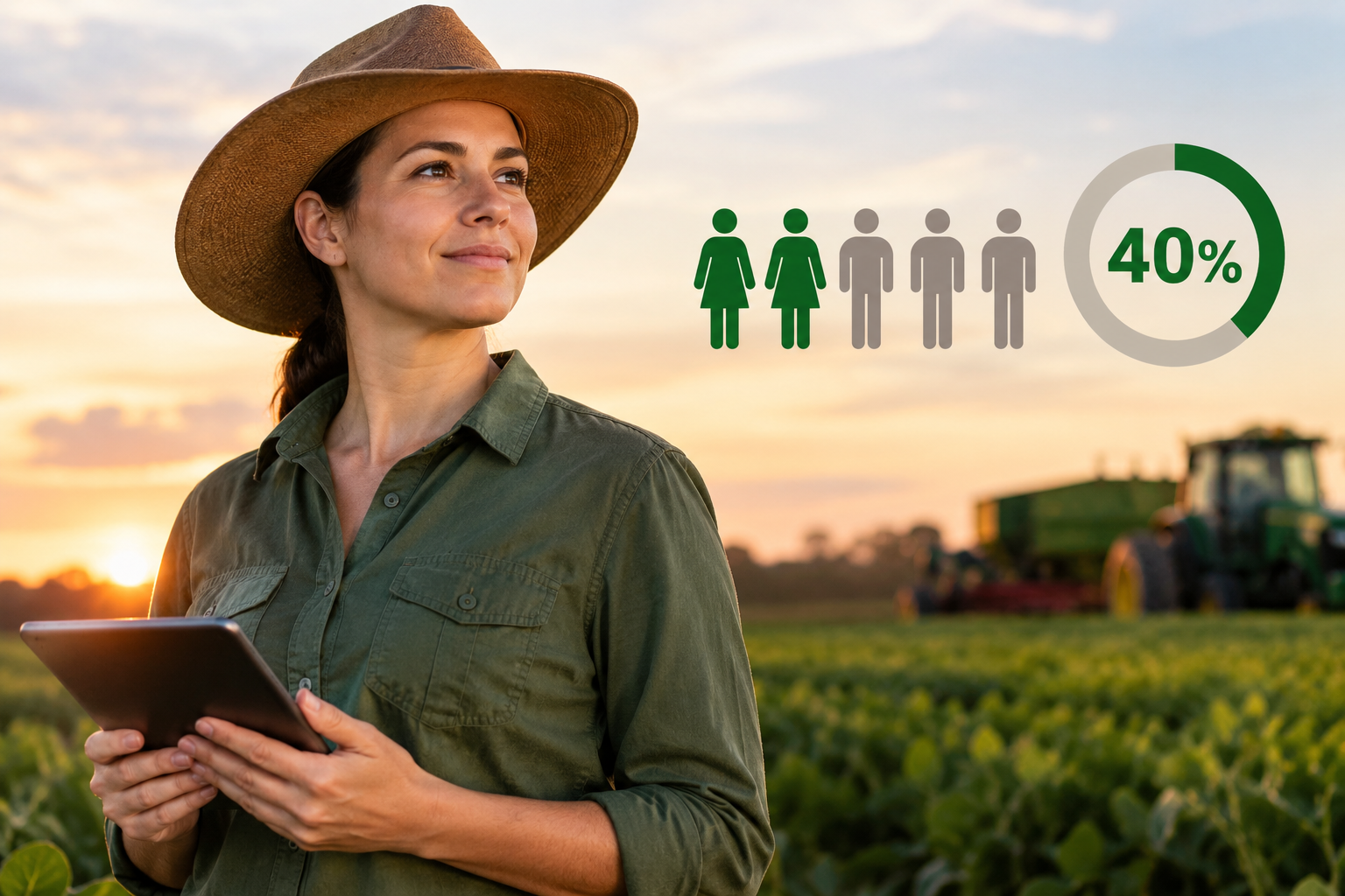Mulheres já são 40% dos produtores rurais que tomam decisões no agronegócio brasileiro